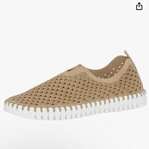 ILSE JACOBSEN HORNBAEK Women's Tulip 139 Flat Slip-On Low-Top Neutral Sheer